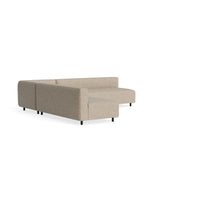 9 Yard Outdoor Armless L Sectional Sofa en Sunbrella Dune - ángulo 4