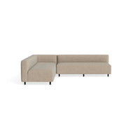 9 Yard Outdoor Armless L Sectional Sofa en Sunbrella Dune - ángulo 3