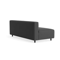 9 Yard Outdoor 72" Armless Sofa in Sunbrella Coal - Angle 4