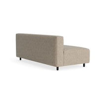 9 Yard Outdoor 72" Armless Sofa in Sunbrella Dune - Angle 4