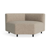 9 Yard Outdoor Wide Corner in Sunbrella Dune - Angle 1