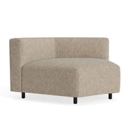 9 Yard Outdoor Wide Corner in Sunbrella Dune - Angle 2