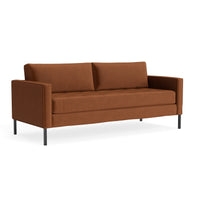Paramount 80" Sofa in Copper Velvet - Angle 5