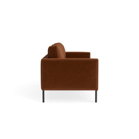 Paramount 80" Sofa in Copper Velvet - Angle 6
