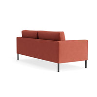 Paramount 80" Sofa in Tomato Velvet - Angle 7