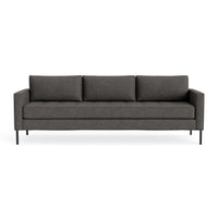 Paramount 95" Sofa in Kelso Charcoal - Angle 1