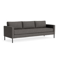 Paramount 95" Sofa in Kelso Charcoal - Angle 5