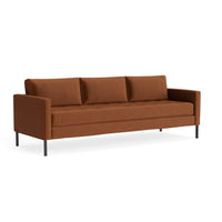 Paramount 95" Sofa in Copper Velvet - Angle 5