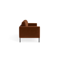 Paramount 95" Sofa in Copper Velvet - Angle 6