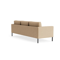 Paramount 95" Sofa in Camel Velvet - Angle 7