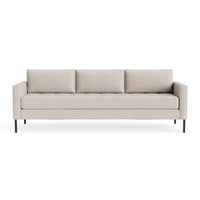 Paramount 95" Sofa in Landa Stone - Angle 1