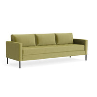 Paramount 95" Sofa in Loden Velvet - Angle 5
