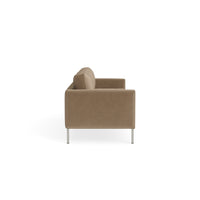Paramount 95" Sofa in Otter Velvet - Angle 5