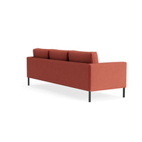 Paramount 95" Sofa in Tomato Velvet - Angle 7