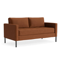 Paramount 66" Sofa in Copper Velvet - Angle 3
