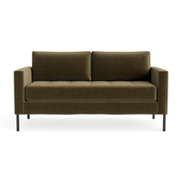 Paramount 66" Sofa in Moss Velvet - Angle 1