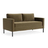Paramount 66" Sofa in Moss Velvet - Angle 3