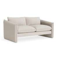 Softmore 74" Sofa in Landa Stone - Angle 2