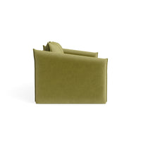 Softmore 74" Sofa in Loden Velvet - Angle 3