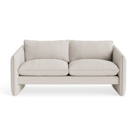 Softmore 74" Sofa in Vos Bone - Angle 1