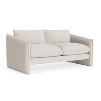 Softmore 74" Sofa in Vos Bone - Angle 2