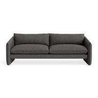 Softmore 96" Sofa in Kelso Charcoal - Angle 1