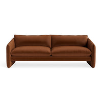 Softmore 96" Sofa in Copper Velvet - Angle 1