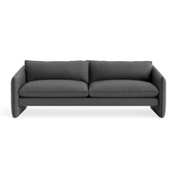 Softmore 96" Sofa in Gabro Grey - Angle 1