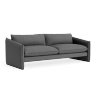 Softmore 96" Sofa in Gabro Grey - Angle 2