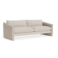 Softmore 96" Sofa in Sanford Linen - Angle 2
