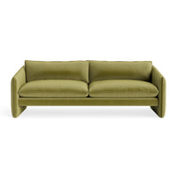 Softmore 96" Sofa in Loden Velvet - Angle 1