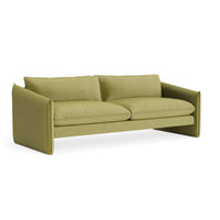 Softmore 96" Sofa in Loden Velvet - Angle 2