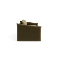 Softmore 96" Sofa in Moss Velvet - Angle 3