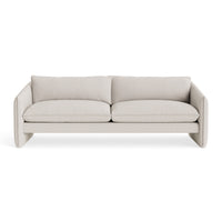 Softmore 96" Sofa in Vos Bone - Angle 1