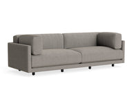 Sunday 102" Sofa in Sanford Black - Angle 6