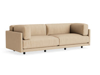 Sunday 102" Sofa in Camel Velvet - Angle 6