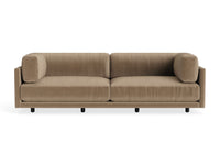 Sunday 102" Sofa in Otter Velvet - Angle 1