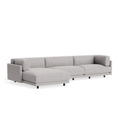 Sunday Sofa with Chaise in Agnew Grey - Angle 6