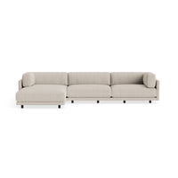 Sunday Sofa with Chaise in Sanford Linen - Angle 1