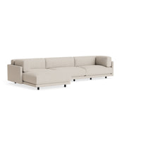 Sunday Sofa with Chaise in Sanford Linen - Angle 6