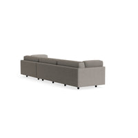 Sunday Sofa with Chaise in Sanford Black - Angle 6