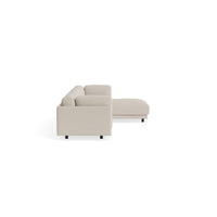Sunday Sofa with Chaise in Sanford Linen - Angle 7