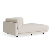 Sunday Chaise in Landa Stone - Angle 4