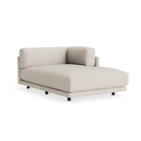 Sunday Chaise in Landa Stone - Angle 2