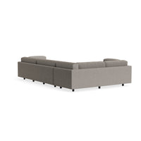 Sunday L Sectional Sofa en Sanford Black - ángulo 4
