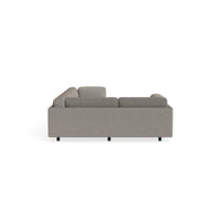 Sunday L Sectional Sofa en Sanford Black - ángulo 3