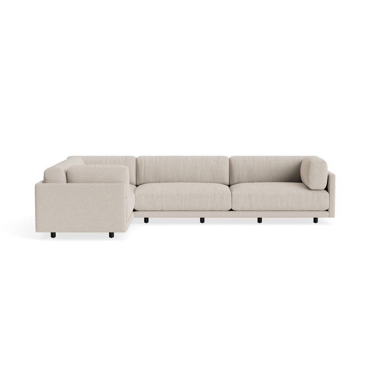 Sunday L Sectional Sofa in Sanford Linen - Angle 1