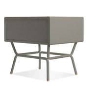 Dang 1 Drawer Nightstand in Risk-Averse Grey - Angle 8