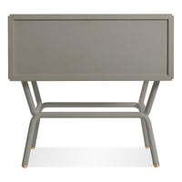 Dang 1 Drawer Nightstand in Risk-Averse Grey - Angle 9