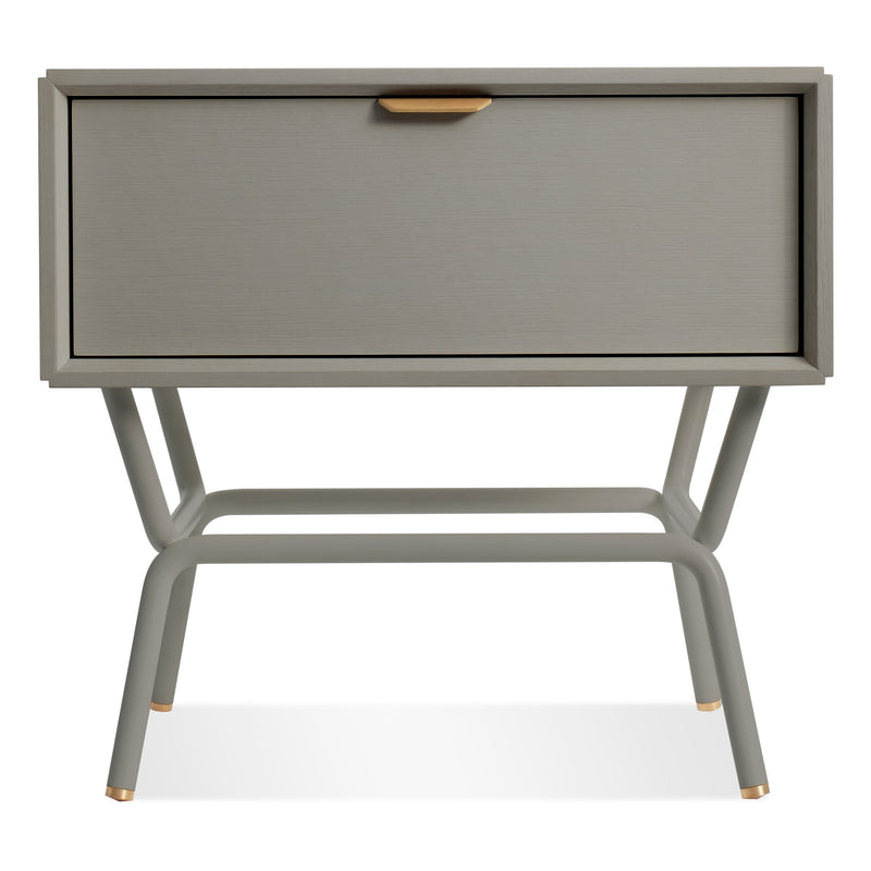 Dang 1 Drawer Nightstand in Risk-Averse Grey